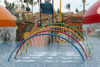 虹のドアのしぶきの水の運動場は噴水にする構造を吹きかける