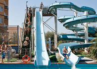 屋外の速度水スライドの水水公園のプールの商業スライドの青色