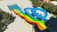 SGS水公園の設計ガラス繊維のスポーツの組合せのプール水スライド