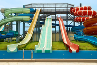 遊園地のガラス繊維主題水公園のための高速高い水スライド