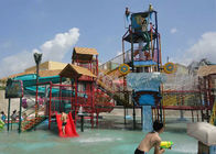 中型の水の運動場水家、スライドが付いている商業水公園装置