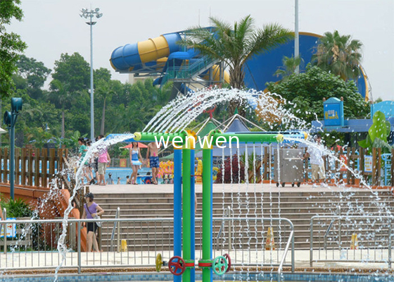 すべての年齢のために流れる環境友好的なスプレー公園装置の魅力的な花