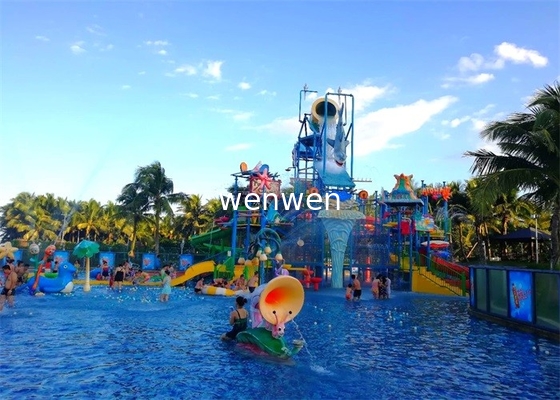 組合せ色ホテルのプールのための相互水公園の運動場